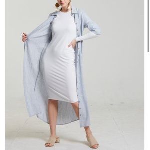 Third by cee Striped Shirtdress